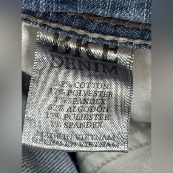 BKE Tyler Wide Leg Regular Fit Denim Jeans, (Distressed) Men's Size 32R - Picture 14 of 16